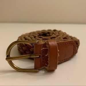 Banana Republic Braided Leather Belt - Size S